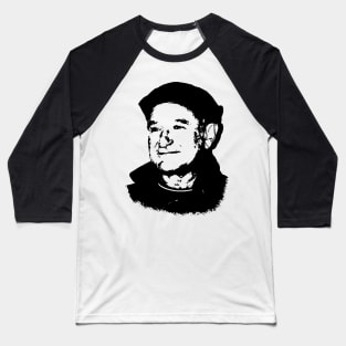 Robin Williams Portrait Baseball T-Shirt